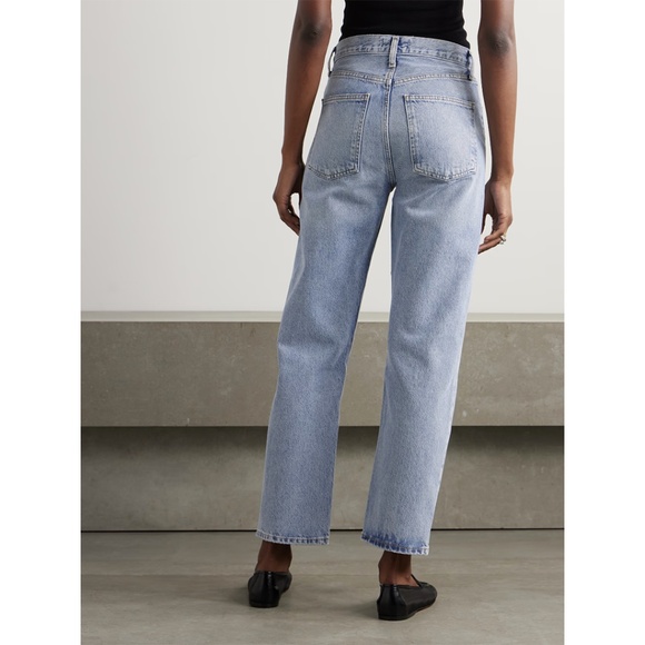 AGOLDE 90s mid rise loose fit jeans faded denim vintage blue high 25 26 27 - Picture 1 of 8